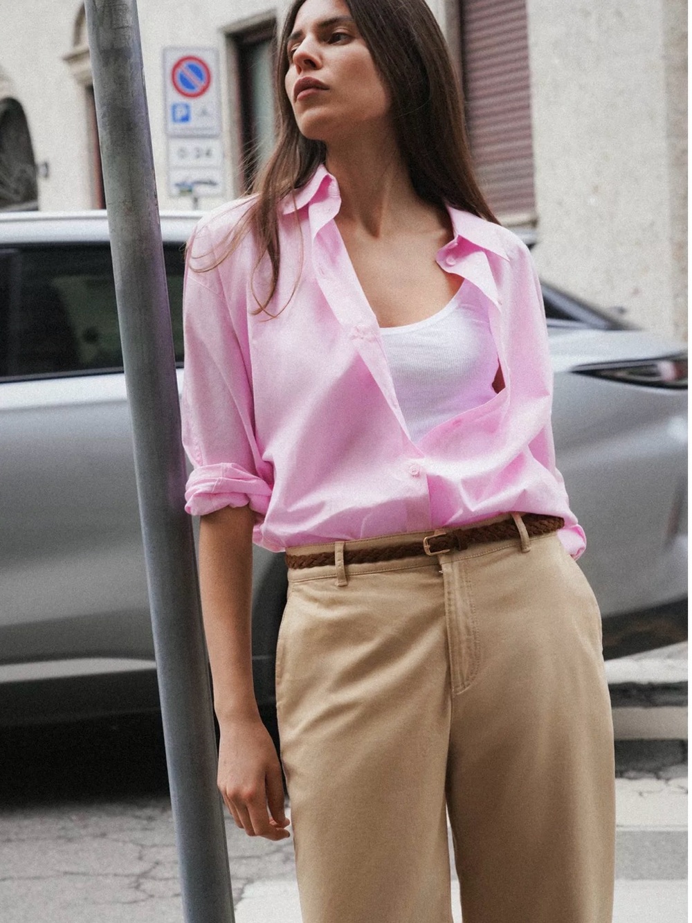 Zara 100% Cotton Oversized Poplin Shirt